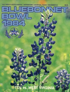 1984 Bluebonnet Bowl Program