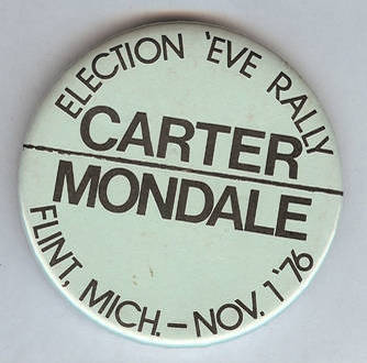 Carter-Mondale campaign button
