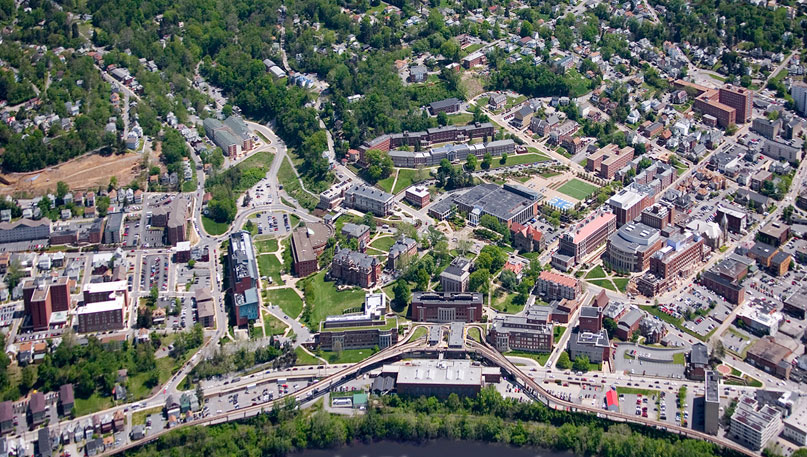 WVU downtown campus. From Greg Cromer Aerial Photography