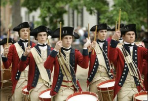 Drummers at Colonial Williamsburg. (You saw that coming, didn't you?)