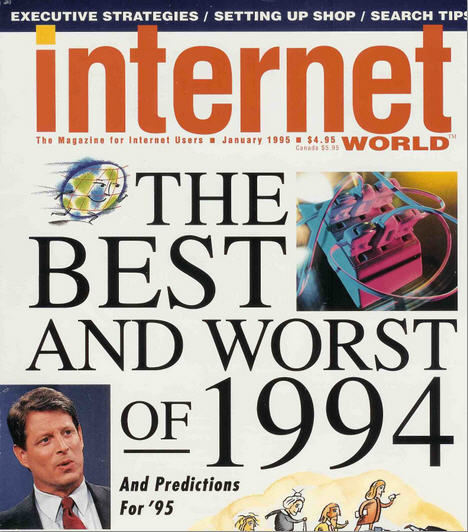 "Internet World" Magazine Cover