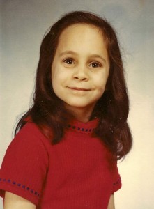 My first grade school portrait