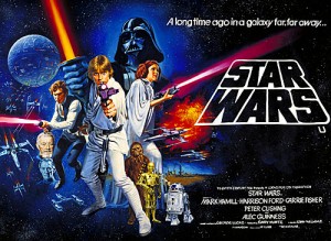 Star Wars movie poster. Copyright Lucasfilm