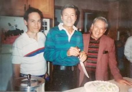 Dad with George Ferro and his son, Steve