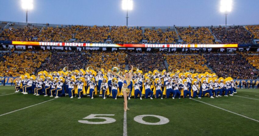 WVU Marching Band Pregame