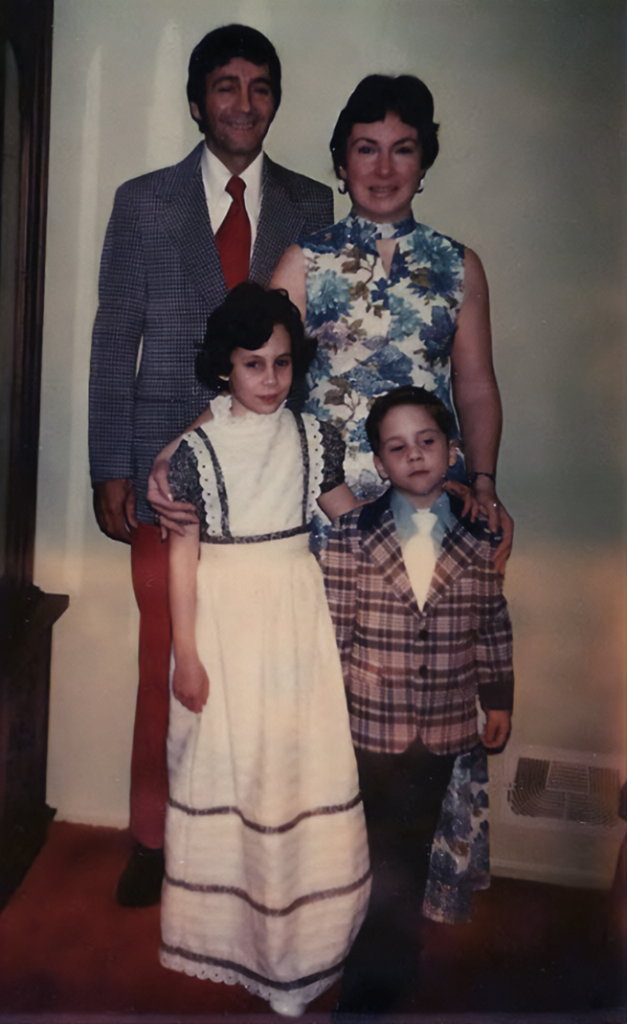 Us before leaving for Nana and Granddaddy's 50th